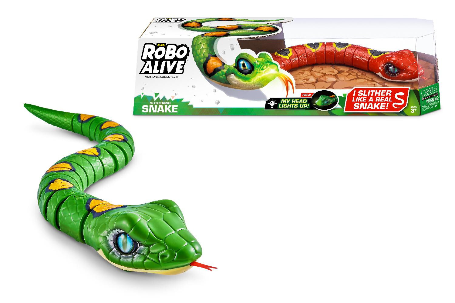 Robo Alive Robo Alive Serpente Robotico con Luce
