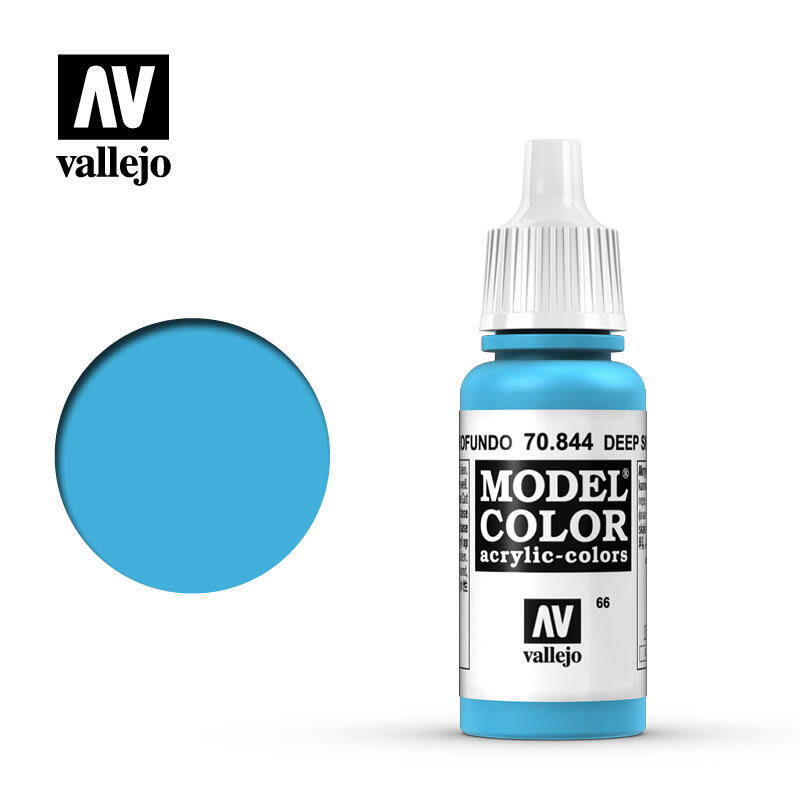 Valejo Model Color Acrylic Paint Colore Acrilico 066 Deep Sky Blue 70844 VALLEJO
