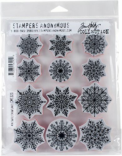Stampers Anonymous Tim Holtz cling francobolli,, 24.13 x 19.05 x (d7f)