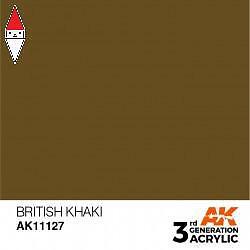 ACRILICO MODELLISMO AK INTERACTIVE BRITISH KHAKI 17ML