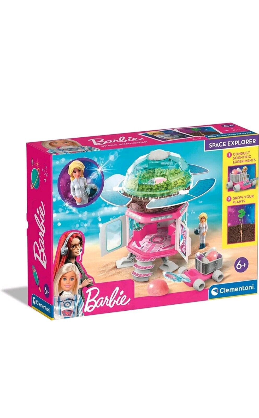 Clementoni 19302 Space Explorer Playset Barbie Stazione Spaziale Gioco Scientifi