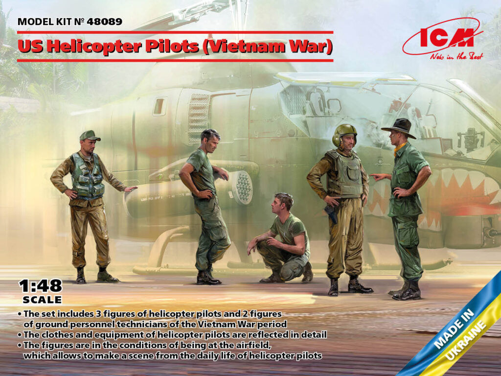 1/48 US Helicopter Pilots (Vietnam War) -