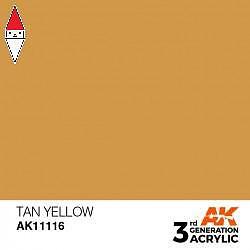 ACRILICO MODELLISMO AK INTERACTIVE TAN YELLOW 17ML