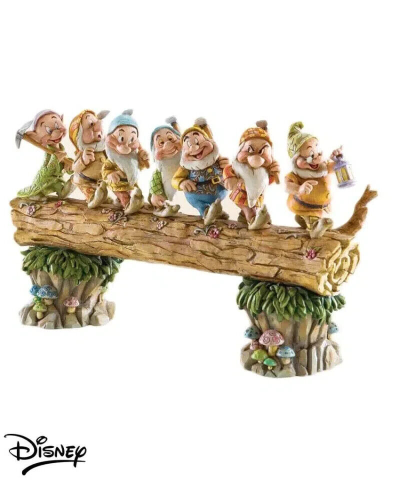 4005434 Sette Nani Biancaneve homeward bound seven dwarfs by Disney Traditions