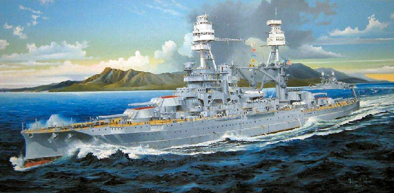 USS BB-39 Arizona Battleship Plastic Kit 1:200 Model TRUMPETER