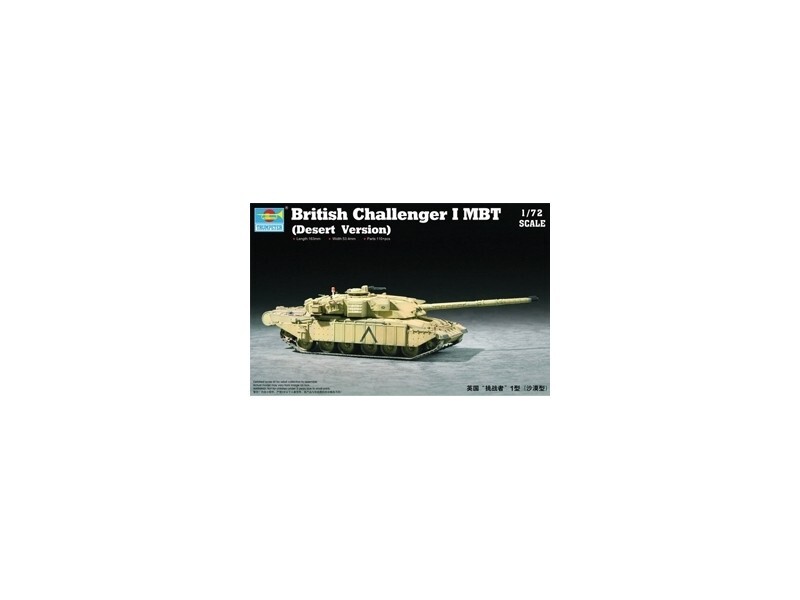 MODELLISMO MILITARE TRUMPETER BRITISH CHALLENGER 1 MBT DESERT VERSION KIT MONTAG