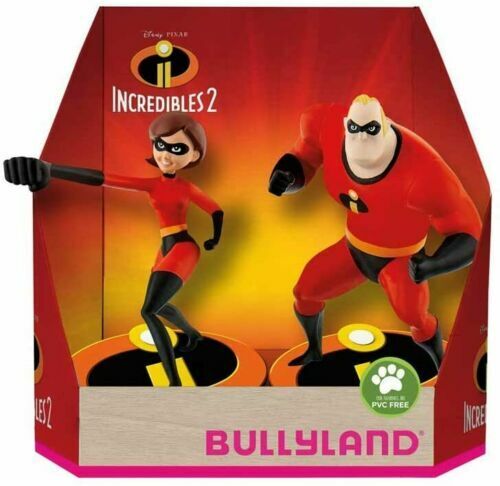 Walt Disney Gli Incredibili 2 Originali Action Figure Incredible ed Elastigirl