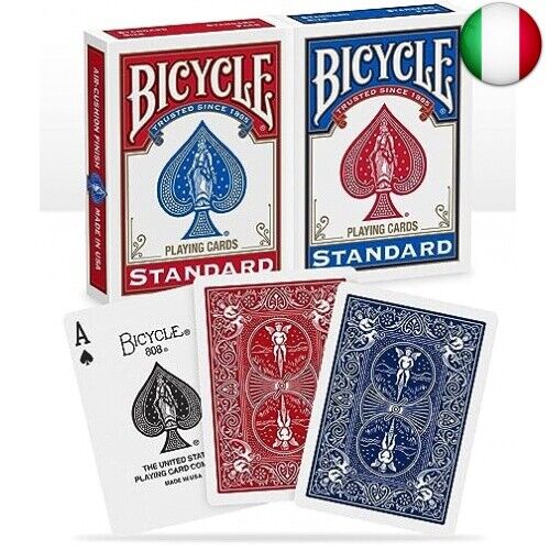 Bicycle Bicycle-2-Pack Index Rider Back 808 Mazzo Standard Confezione Doppia,