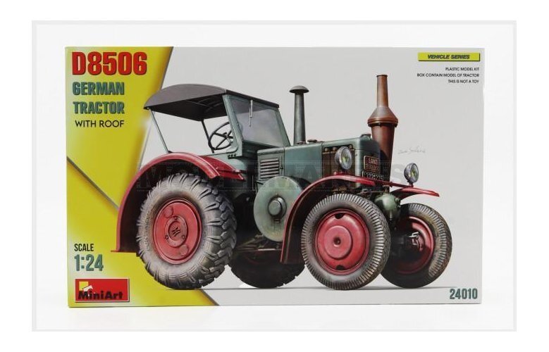 MINIART 24010 LANZ - BULLDOG D8506 GERMAN TRACTOR WITH ROOF 1949 - 1/24