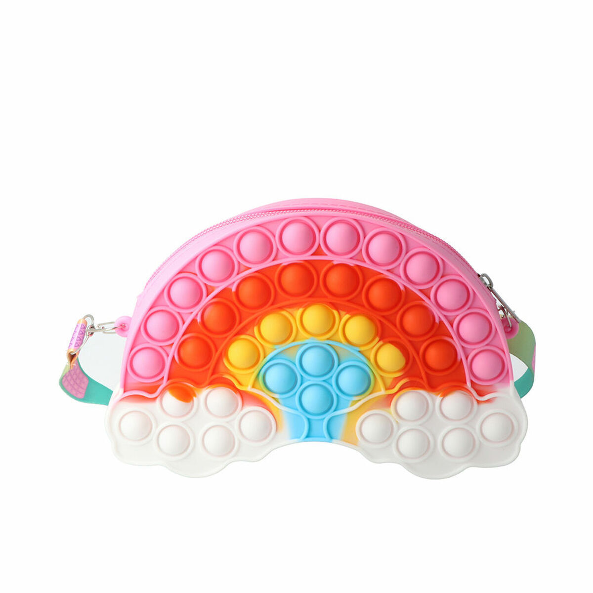 Borsa a Tracolla Inca Multicolore Arcobaleno