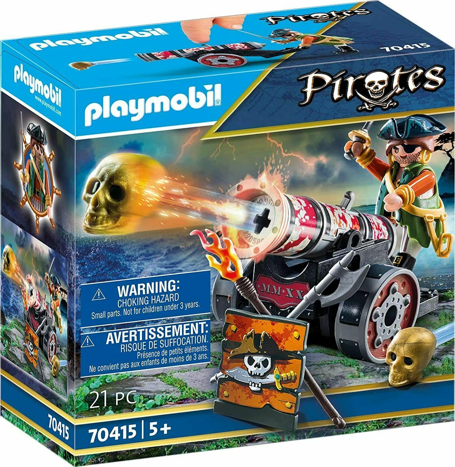 Artigliere Pirata/Pirati - PLAYMOBIL - 70415 - Nuovo