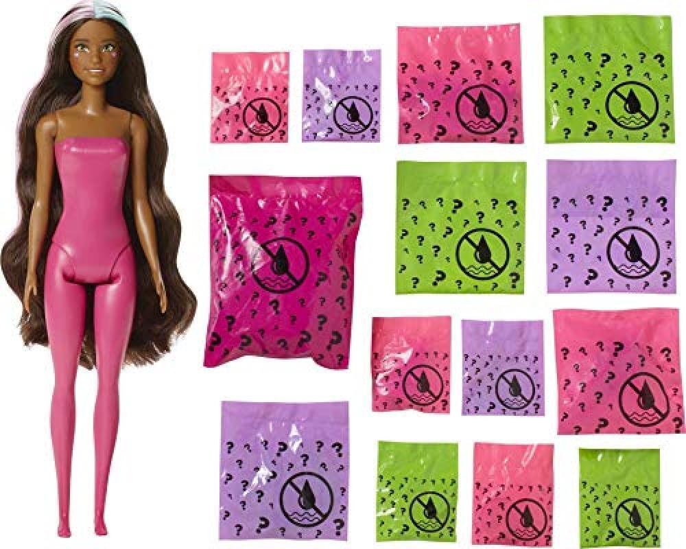Barbie GXV95 Barbie Color Reveal Peel Unicorn Fashion Reveal Doll - NUOVO