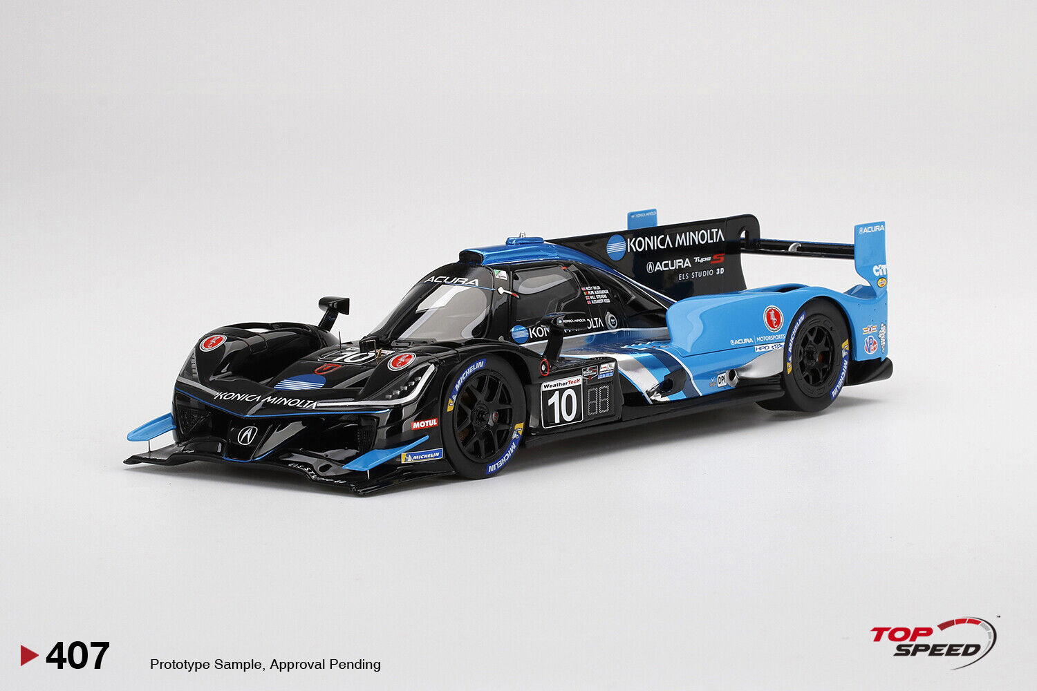 Topspeed TS0407 1/18 Acura ARX-05 DPi #10 2022 Imsa Daytona 24 Ore Asta Sitter