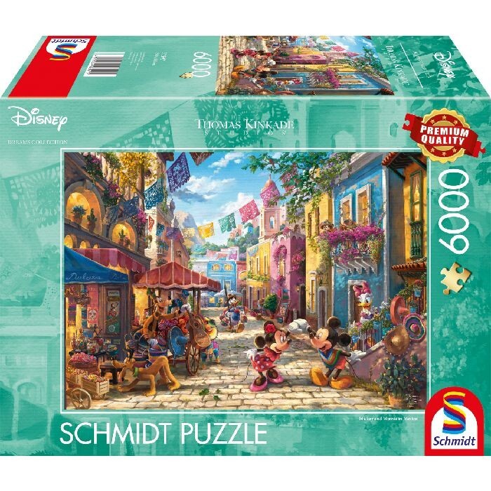Puzzle Kinkade Topolino e Minnie in Messico - 6000 pz - Schmidt 57397