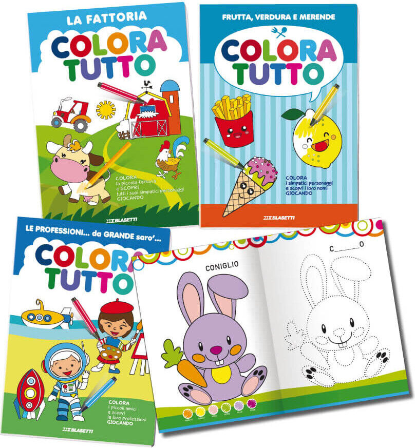 pagina e libro da colorare Libro/album da colorare Blasetti 6244