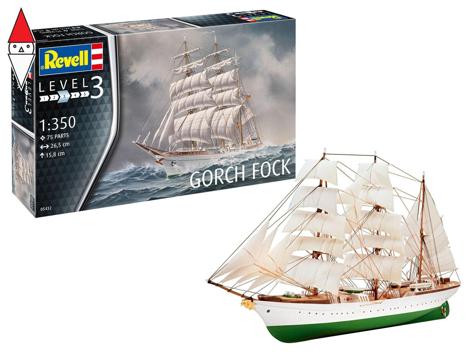 REVELL 1/350 GORCH FOCK