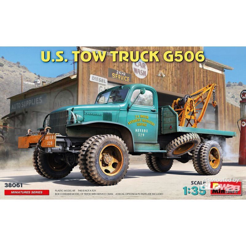 U.S. Tow Truck G506 1:35 Plastic Model Kit MINIART