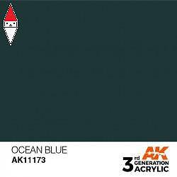 ACRILICO MODELLISMO AK INTERACTIVE OCEAN BLUE 17ML