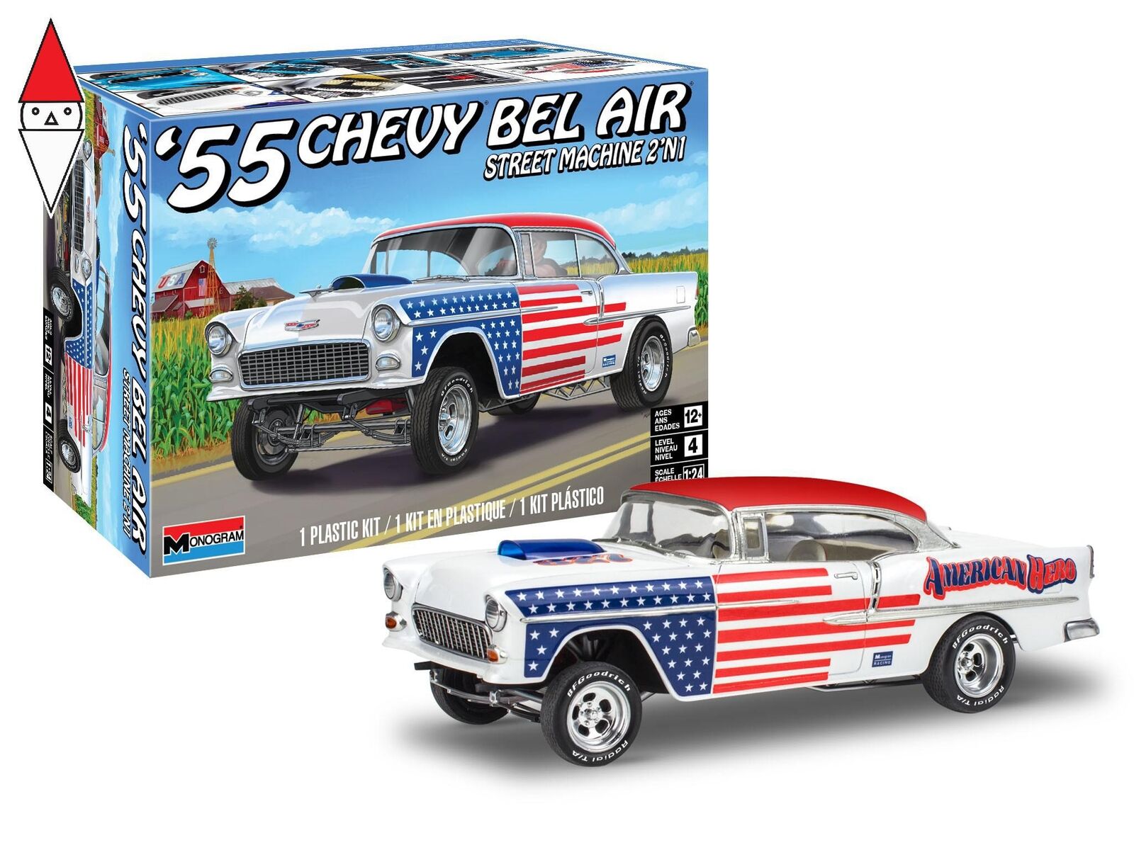 MONOGRAM 1/24 1955 CHEVY BEL AIR STREET MACHINE
