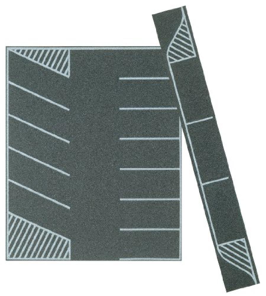 Busch 7076 H0 Parkplatz + 3 Parkbuchten [Giocattolo] - NUOVO