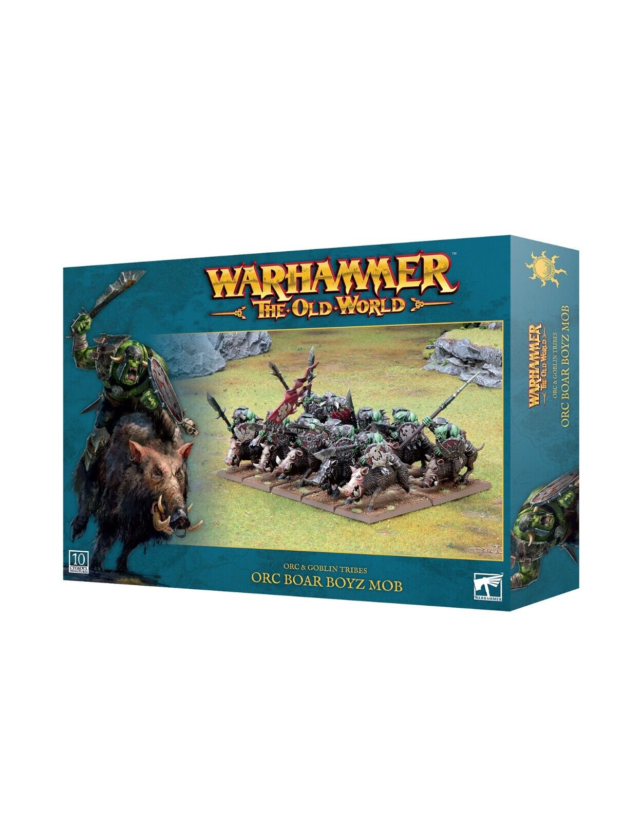 ORC BOAR BOYZ MOB set di miniature ORC & GOBLIN TRIBES warhammer THE OLD WORLD
