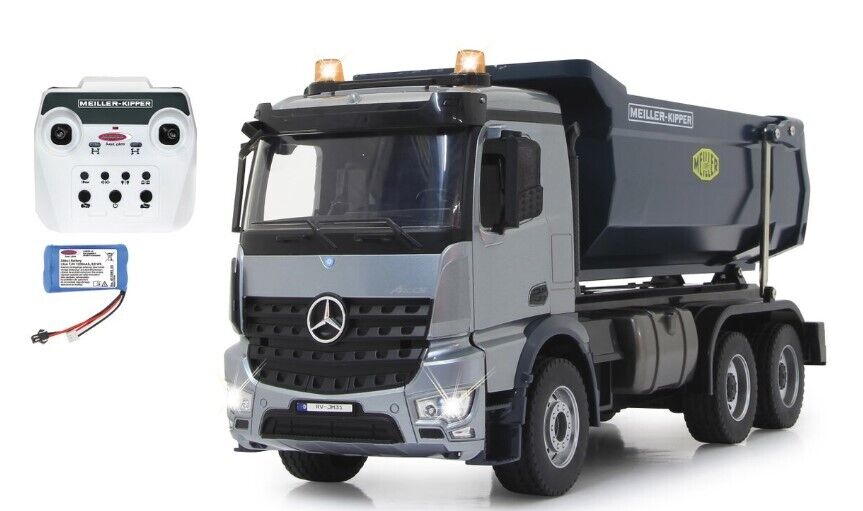 JAMARA - MERCEDES Arocs ribaltabile grigio Radiocomandato - 1/20 - JAM406301