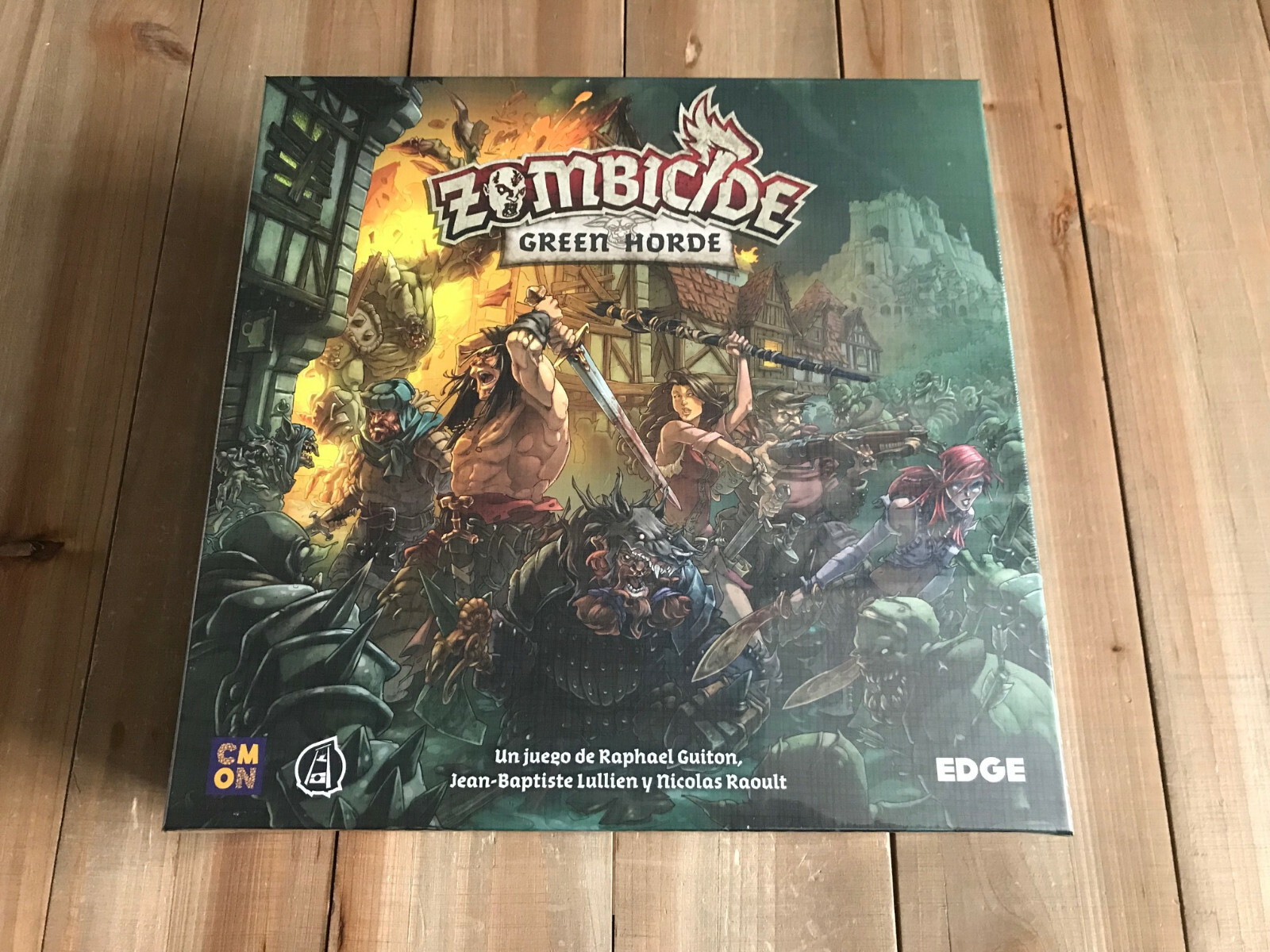 Zombicide " Green Horde - Scatola Basica - EDGE - Cmon - Set Di Tavolo - Ed.