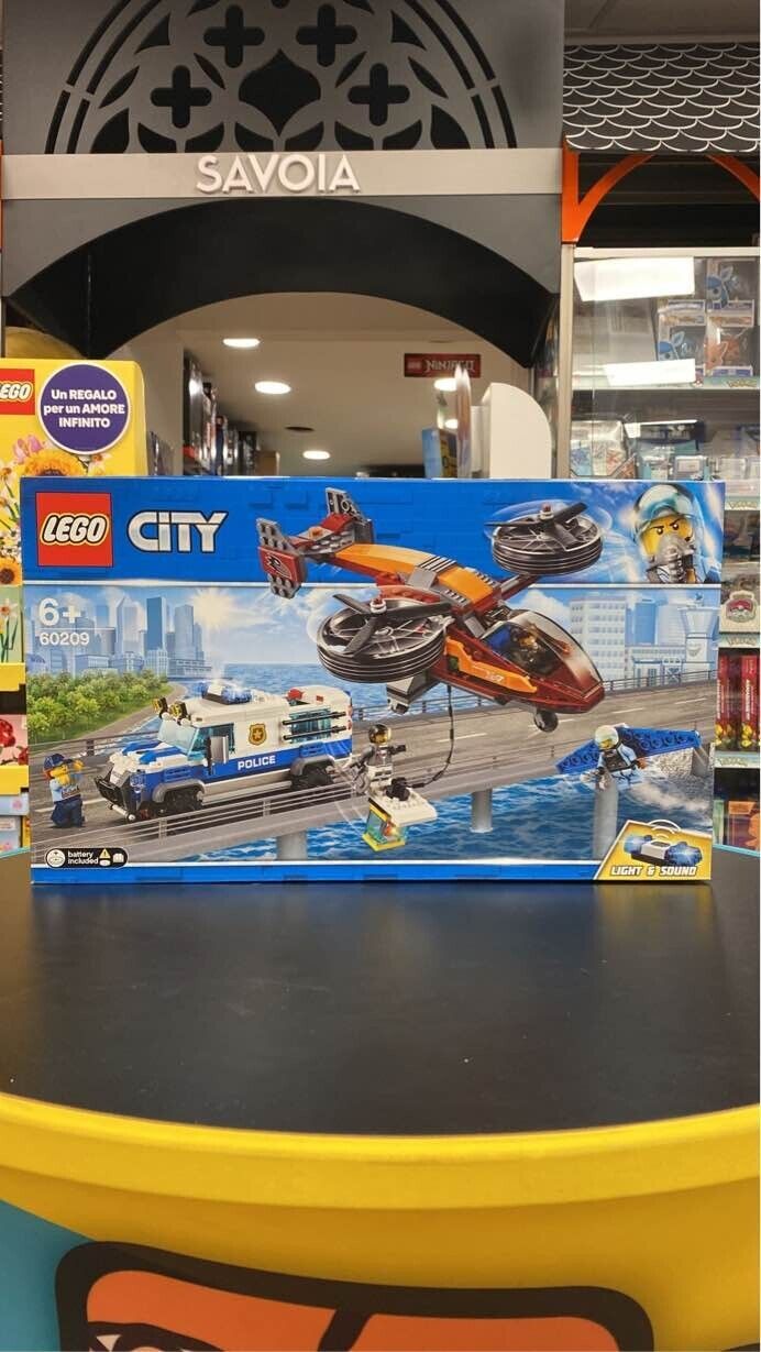 LEGO CITY 60209 POLIZIA AEREA FURTO DEI DIAMANTI