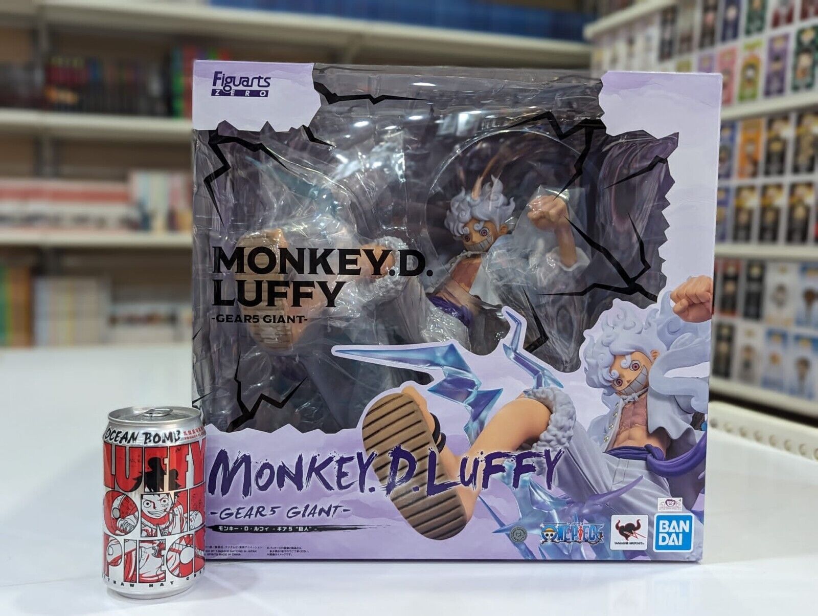 Rufy One Piece Figuarts ZERO PVC Statue Extra BattleMonkey D. Luffy Gear 5 five