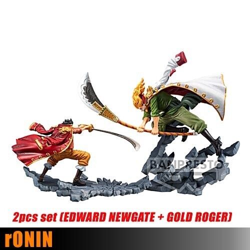 GOLD ROGER + EDWARD NEWGATE SET - MANHOOD Special Ver. - ONE PIECE BANPRESTO