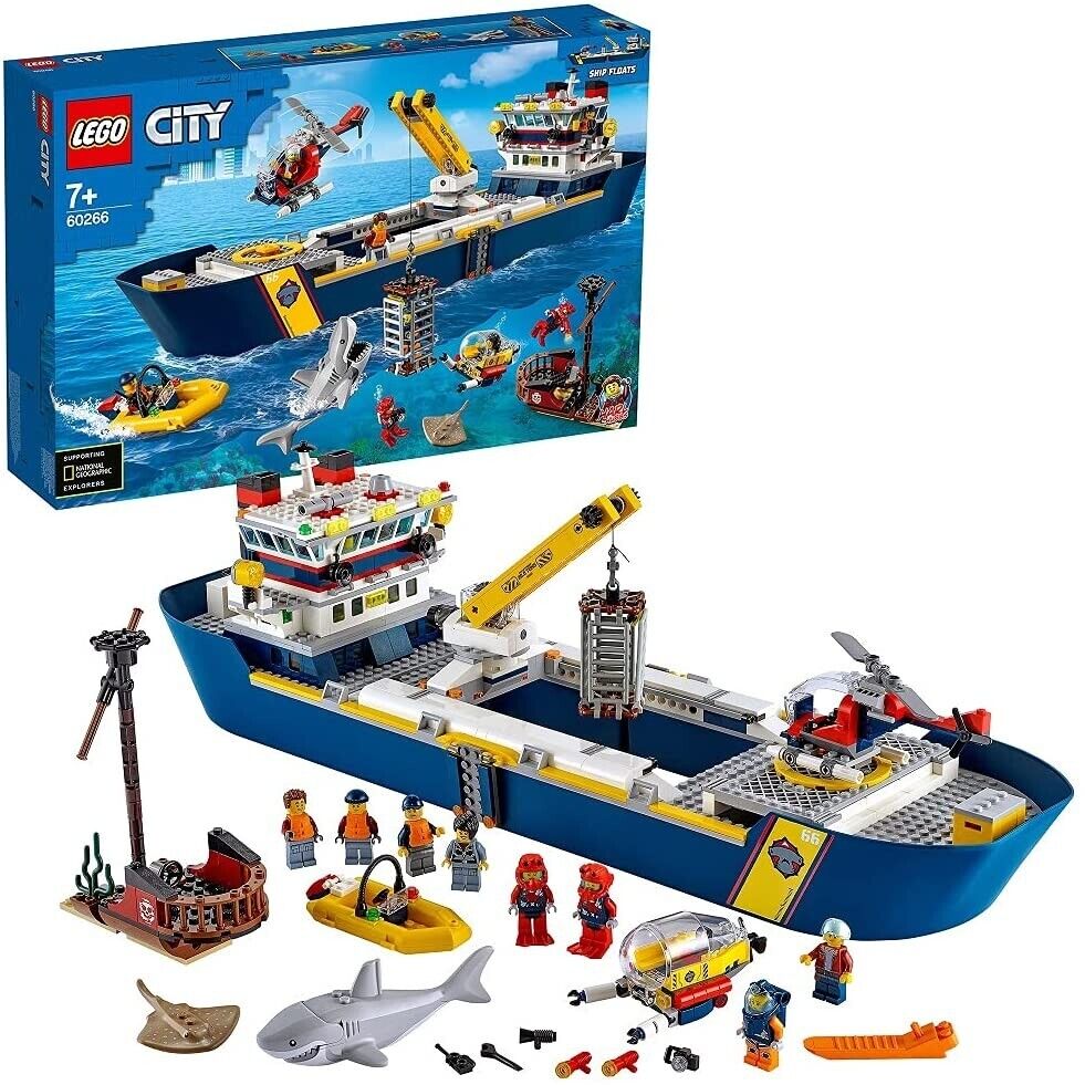 LEGO 60266 CITY Nave esplorazione oceanica NATIONAL GEOGRAPHIC NUOVO