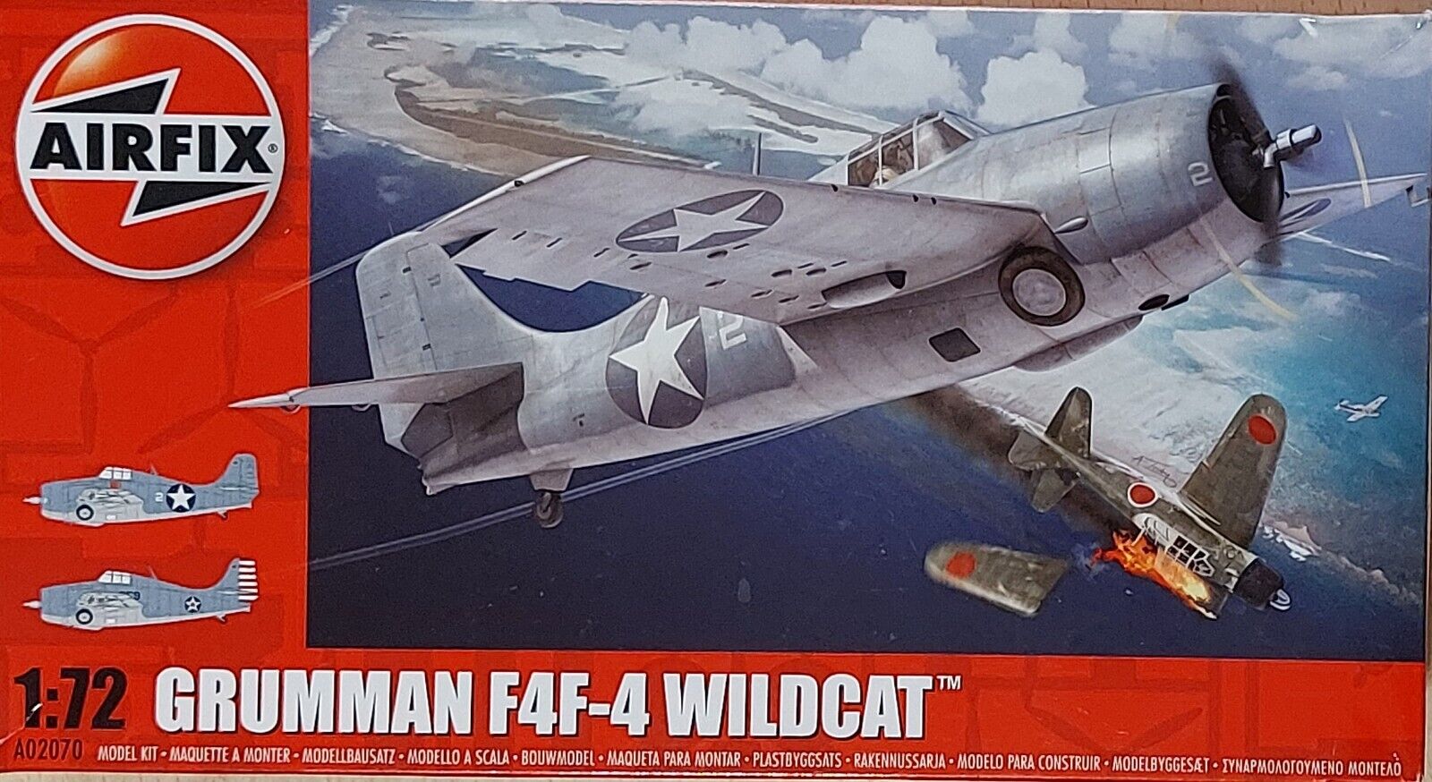 Airfix Grumman F4F-4 Wildcat 1/72 cod A02070