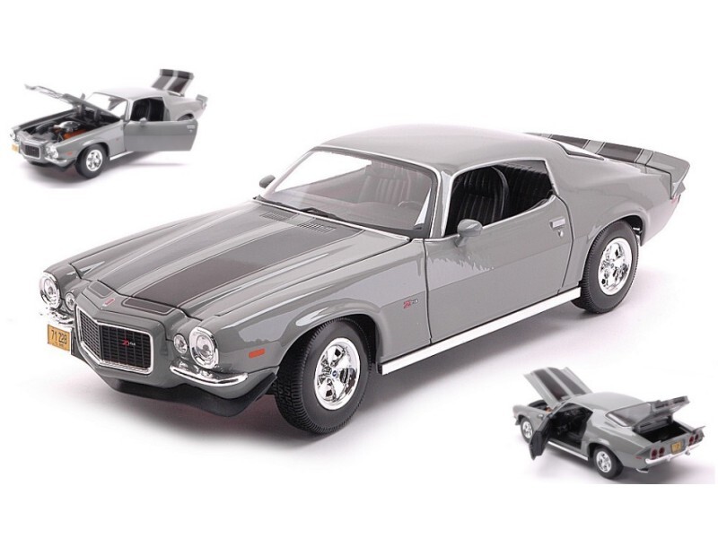 MAISTO 1/18 CHEVROLET CAMARO Z28 1971 GRIGIA