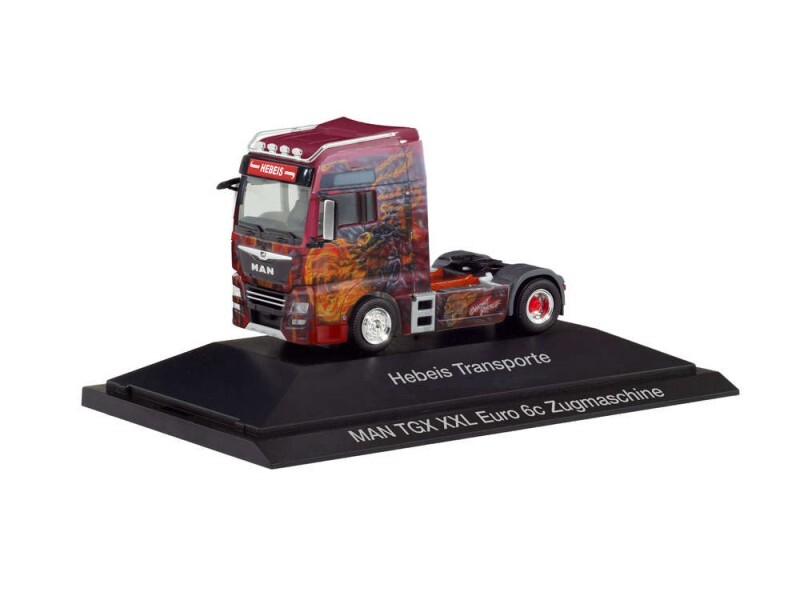 HERPA 1/87 MAN TGX XXL EURO 6C "HEBEIS TRANSPORTE"