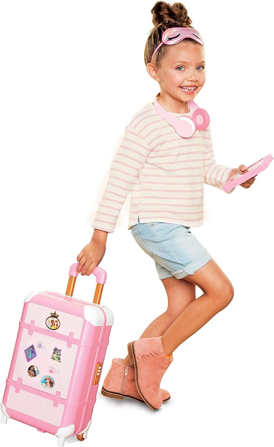 Disney Princess Style Collection Trolley Deluxe, set da gioco con valigia e acce