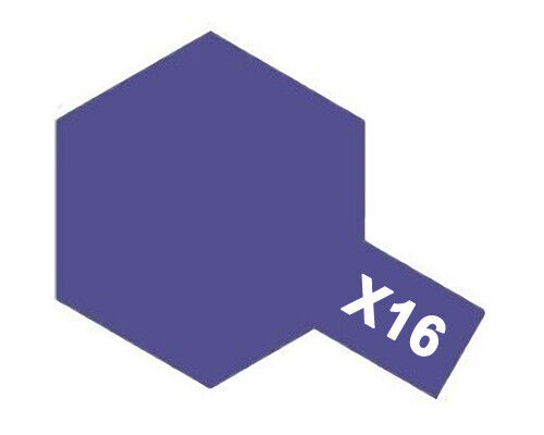 Tamiya 81516 Glossy Acrylic Paint X16 Purple (10ml) modellismo