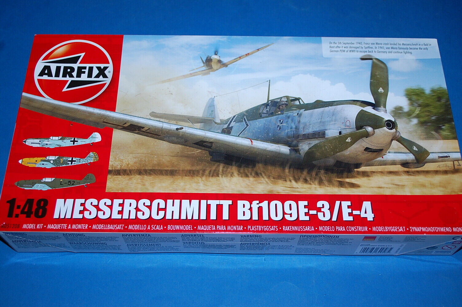 Airfix  A05120B - Messerschmitt Bf109E-3/E4  scala 1/48
