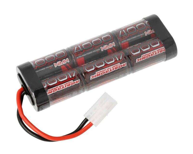 Robitronic NiMH Battery 4000mAh 7.2V Stick Pack Tamiya Plug SC4000 modellismo
