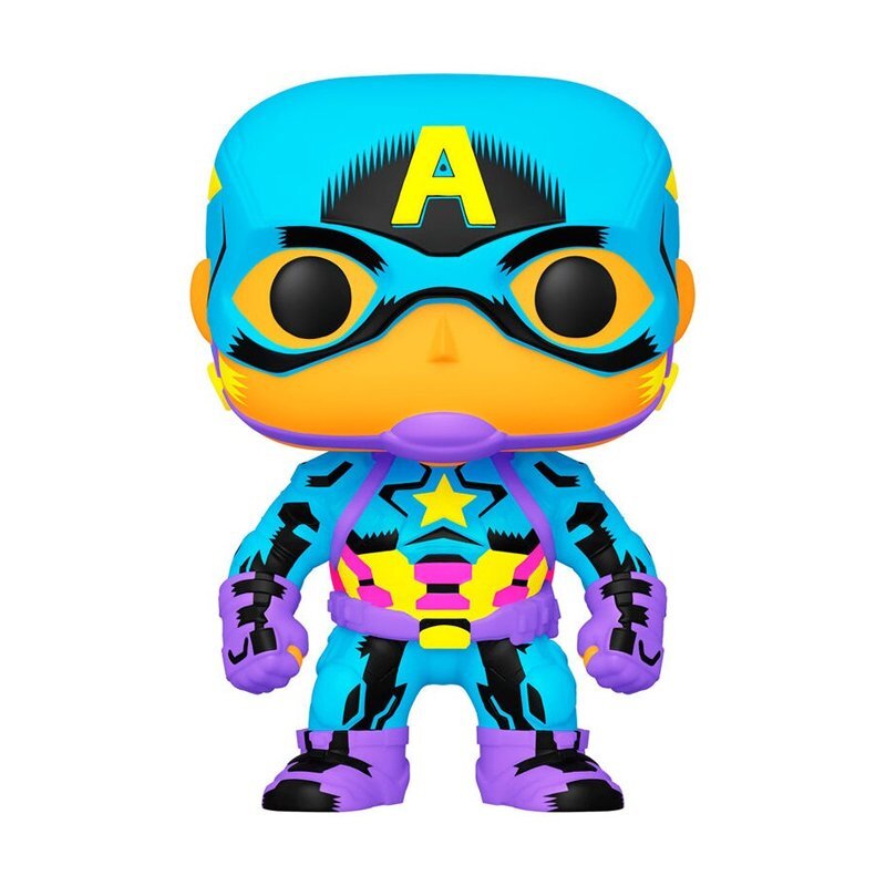 FUNKO POP CAPTAIN AMERICA (BLACK LIGHT) (48845) - MARVEL - SPECIAL EDITION - NUM