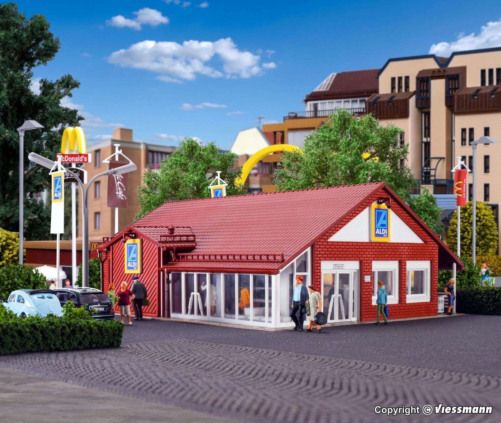 Vollmer kit 43658 Ho Aldi Supermercato