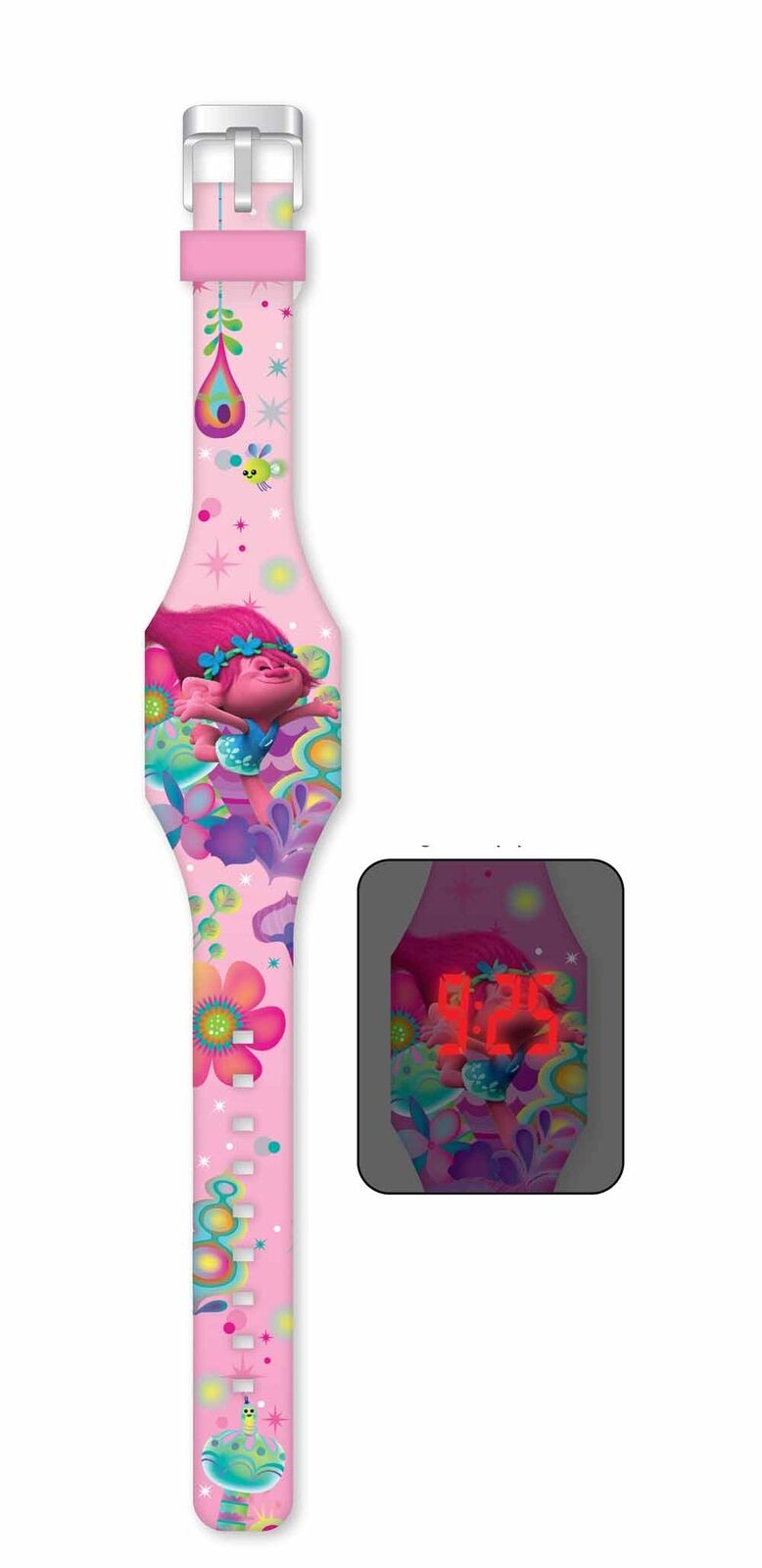Merchandising Trolls: Joy Toy - Orologio Led 8X3X27 Cm