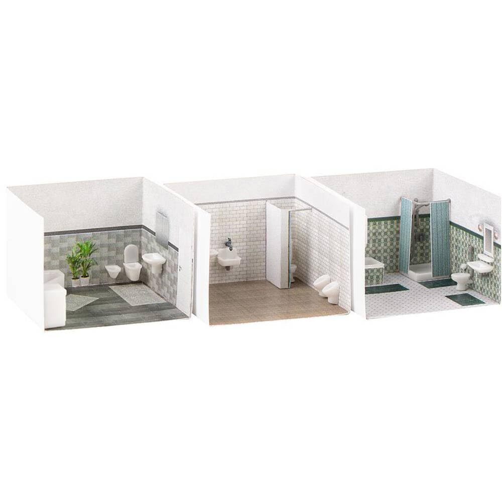 Faller FA180355 Bathroom Furnishings Model Kit, Various