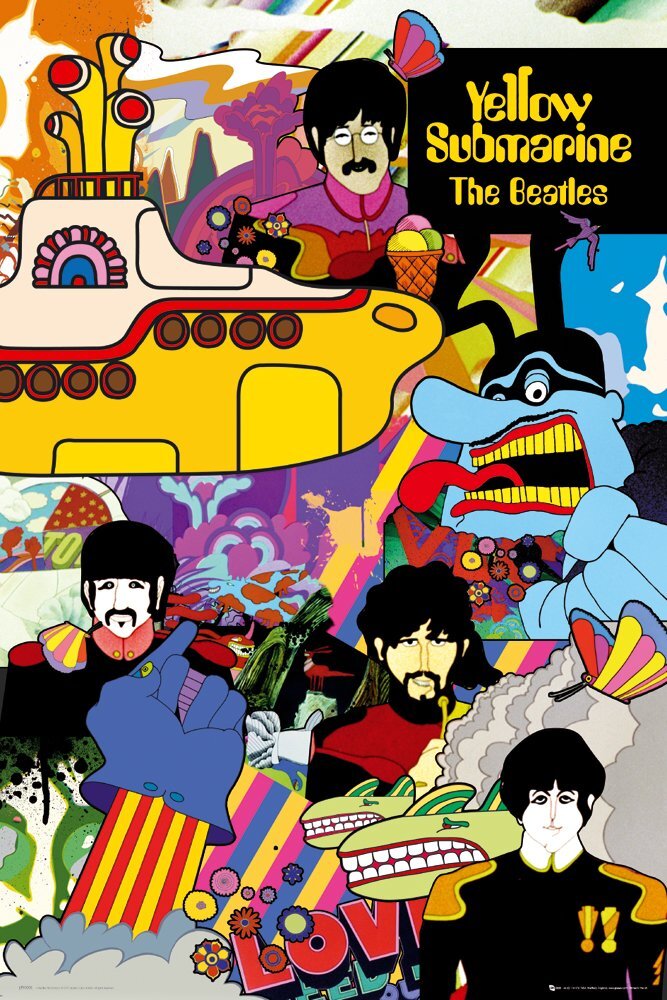 Merchandising Beatles (The): Gb Eye - Yellow Submarine (Poster 91,5X61 Cm)