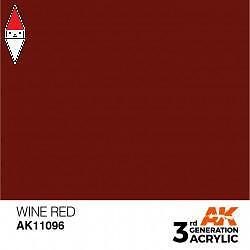 ACRILICO MODELLISMO AK INTERACTIVE WINE RED 17ML