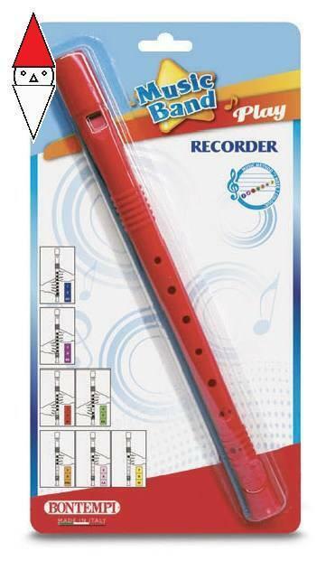 GIOCO MUSICALE BONTEMPI FLAUTO SOPRANO DITEGGIATURA BAROCCA