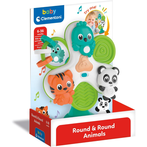 CLEMENTONI 17915 ROUND E ROUND ANIMALS