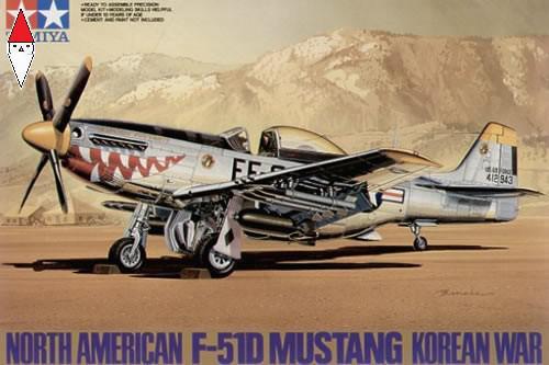 TAMIYA 1/48 NORTH AMERICAN F-51D MUSTUNG KOREAN WAR