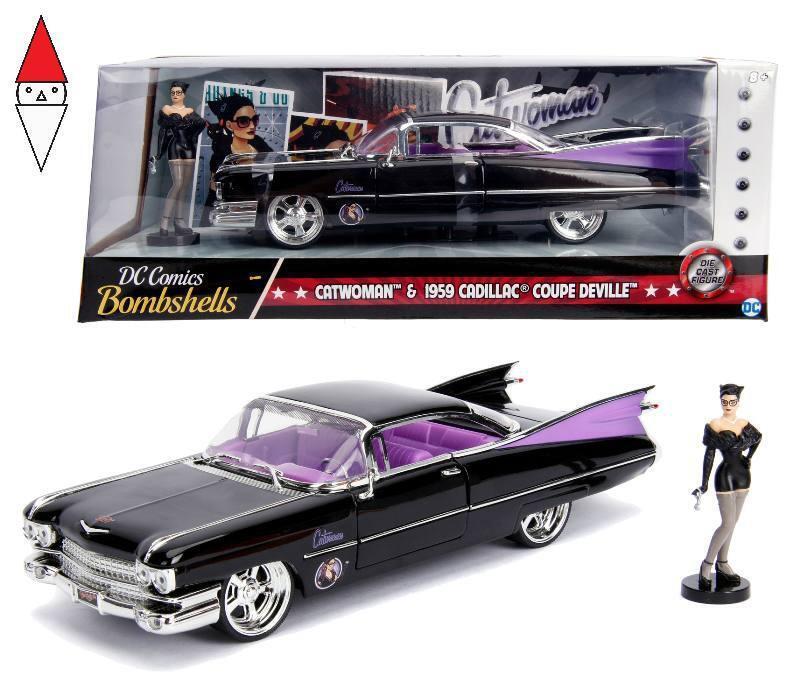 MODELLINO SIMBA CATWOMAN 1959 CADILLAC IN SCALA 1:24