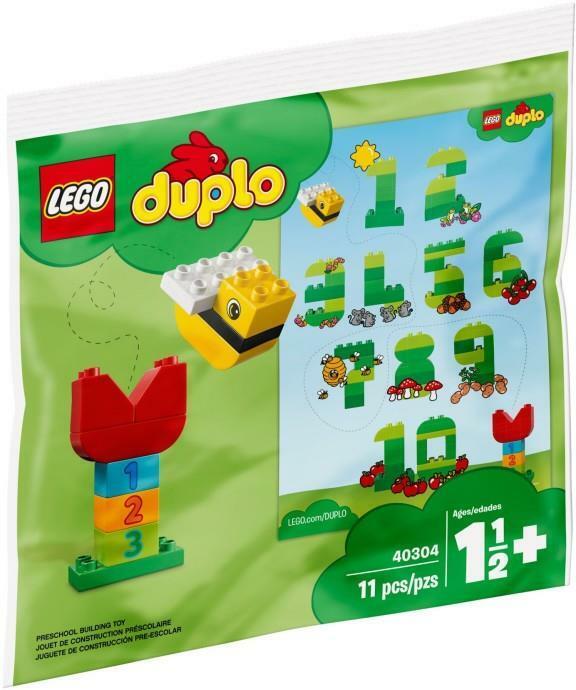 Duplo LEGO Poliestere Set 40304 Imparare Numeri Promo Raro da Collezione
