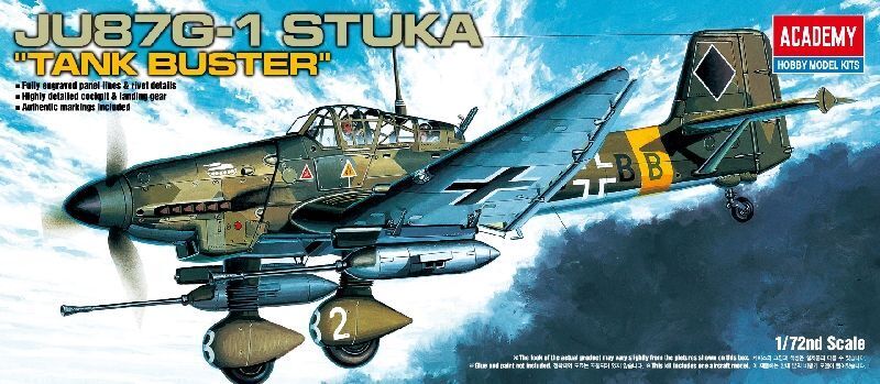 1/72 JU-87G STUKA TANK BUSTER -